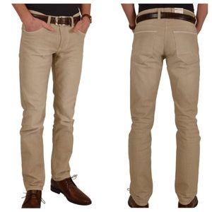 MAC JEANS Arne Modern Fit Tan Denim Straight Leg 30 x 32